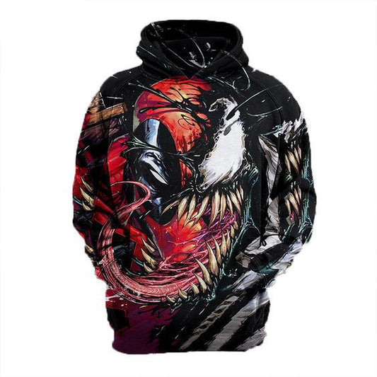 Venom Marvel Mix Series - 3d Street Wear Hoodie Moonbestprint
