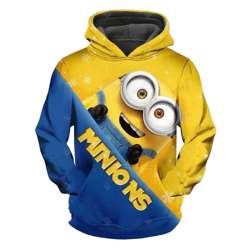 Minion 3d Full Printing Hoodie Moonbestprint