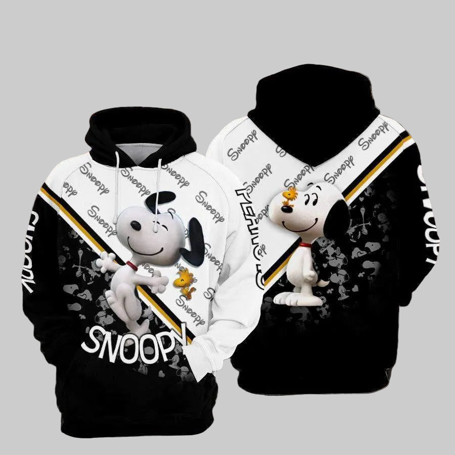 Snoopy The Peanuts, Snoopy Ver60 Aop Hoodie Moonbestprint
