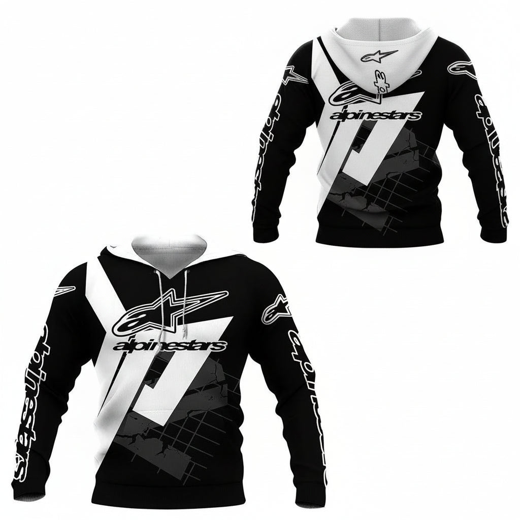 Alpinestars Shirt Fan Gift 196, Stylist Unisex 3d Hoodie Zip Hoodie Moonbestprint