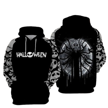 Jack Skellington Halloween Over Print 3d Hoodie Zip Hoodie 241 Moonbestprint
