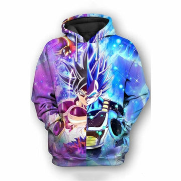 Goku Cartoon Dragon Ball Anime Manga 13 Over Print 3d Hoodie Zip Hoodie Moonbestprint