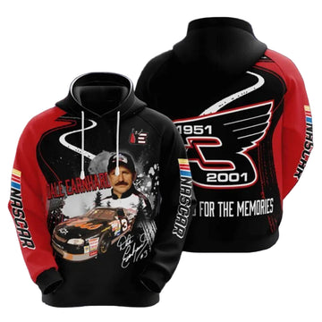 Dale Earnhardt Signature Nascar 3d Hoodie Moonbestprint
