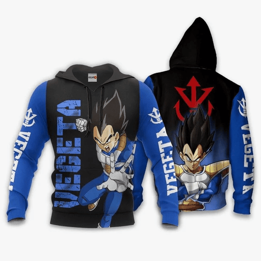 Vegeta Dragon Ball Anime Manga For Men And Women 3d Hoodie Zip Hoodie Moonbestprint