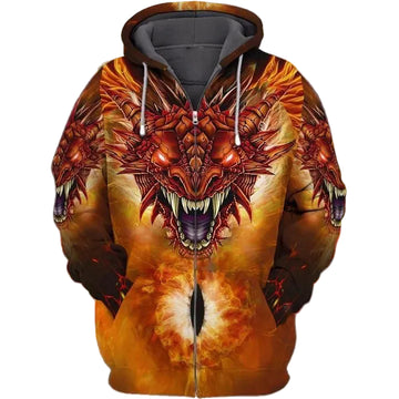 Dragon For Men And Women 3d Hoodie Zip Hoodie Moonbestprint