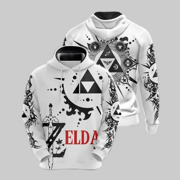 The Legend Of Zelda Over Print 3d Hoodie Zip Hoodie Moonbestprint