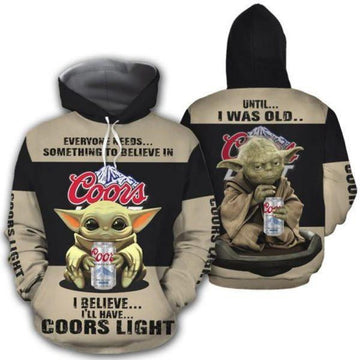 Baby Yoda Star Wars Coors Light Disney 2k568 Lover Gift ,baby Yoda Star Wars Coors Light All Over Print 3d Hoodie Moonbestprint