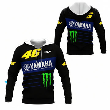 Yamaha Factory Racing Shirt Fan Gift 421, Stylist Unisex 3d Hoodie Zip Hoodie Moonbestprint