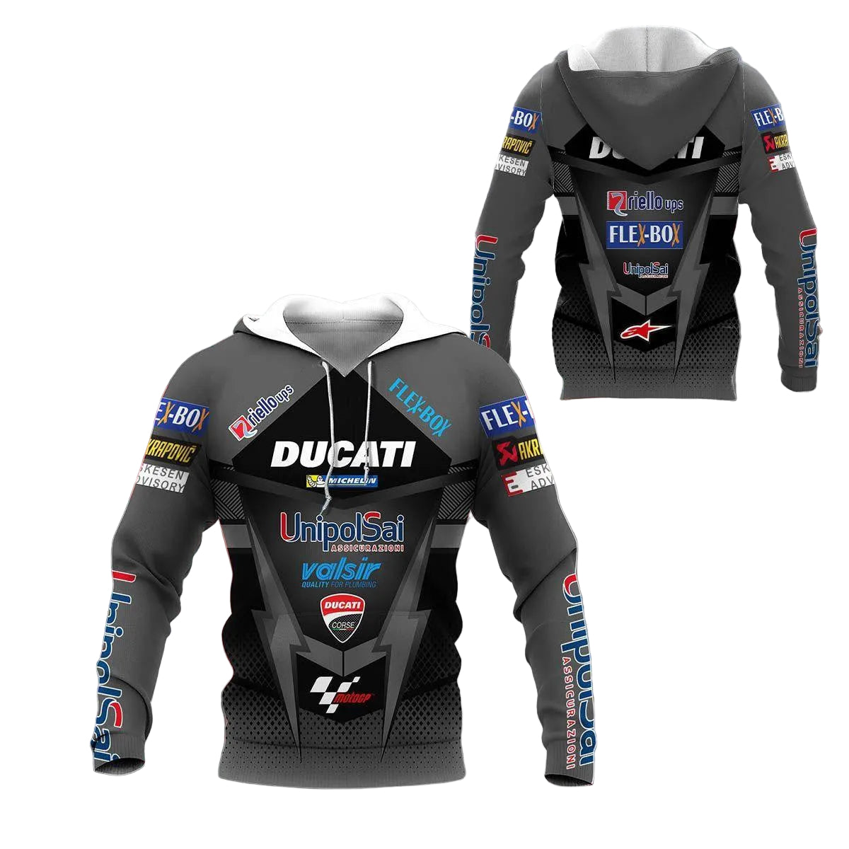 Ducati Shirt Fan Gift 226, Stylist Unisex 3d Hoodie Zip Hoodie Moonbestprint