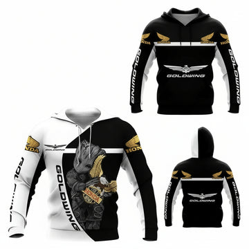 Honda Gold Wing Shirt Fan Gift 192, Stylist Unisex 3d Hoodie Zip Hoodie Moonbestprint