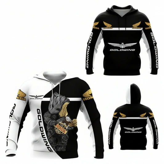 Honda Gold Wing Shirt Fan Gift 192, Stylist Unisex 3d Hoodie Zip Hoodie Moonbestprint