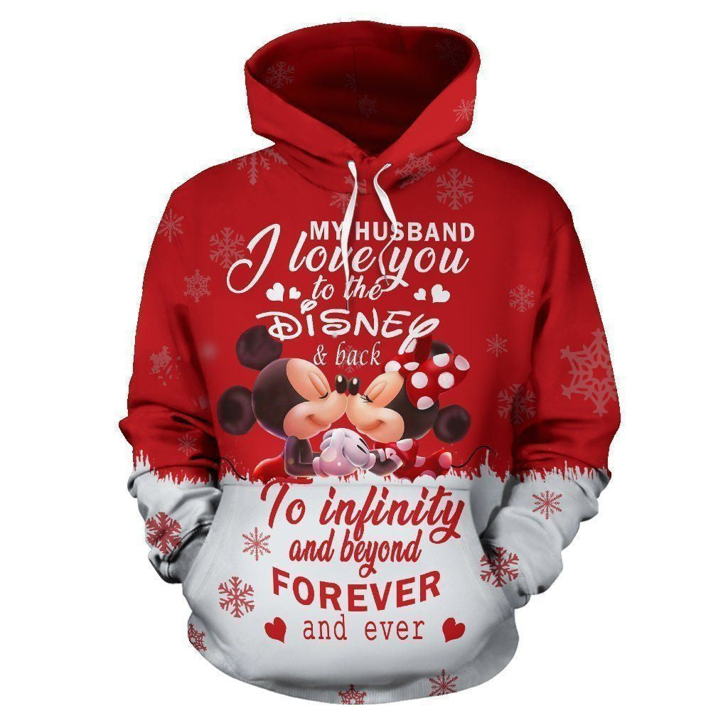 Couple Mickey And Minnie My Husbands I Love You To The Disney Back To Infinity And Beyound Forever And Ever Over Print 3d Hoodie Zip Hoodie 467 Moonbestprint