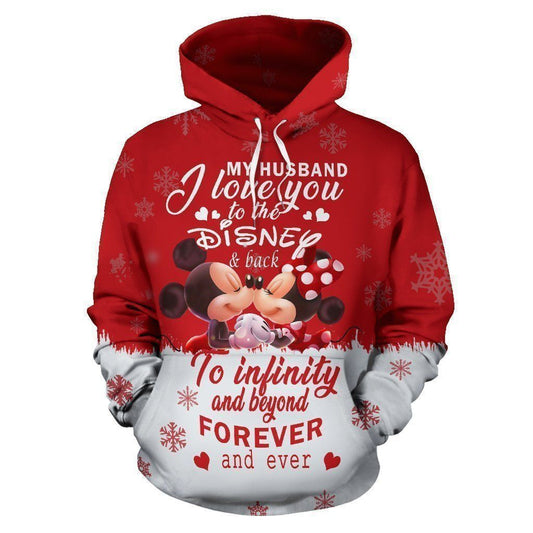 Couple Mickey And Minnie My Husbands I Love You To The Disney Back To Infinity And Beyound Forever And Ever Over Print 3d Hoodie Zip Hoodie 467 Moonbestprint