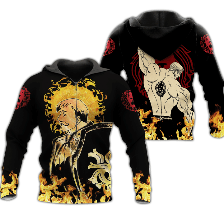 Escanor Seven Deadly Sins Anime Manga For Men And Women 3d Hoodie Zip Hoodie Moonbestprint