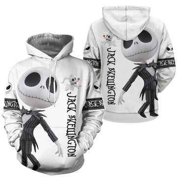 Scary Night Jack Skellington Hoodie And Zip Hoodie, Gift For Fan 3d All Over Print Shirt Hoodie Moonbestprint