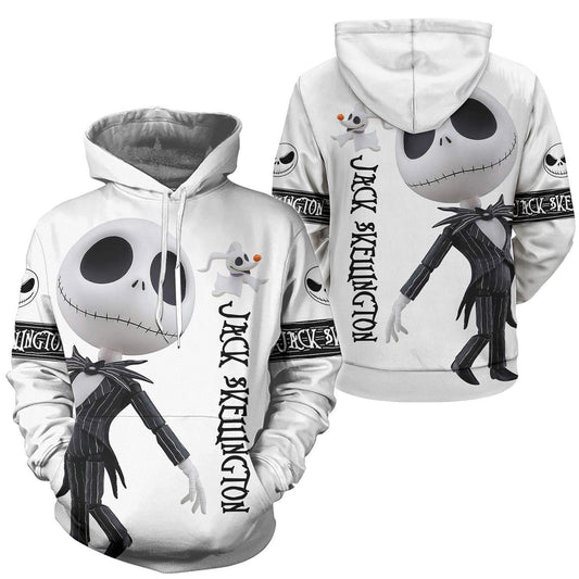 Scary Night Jack Skellington Hoodie And Zip Hoodie, Gift For Fan 3d All Over Print Shirt Hoodie Moonbestprint