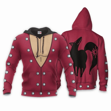 Seven Deadly Sins Ban Anime Manga For Men And Women 3d Hoodie Zip Hoodie Moonbestprint