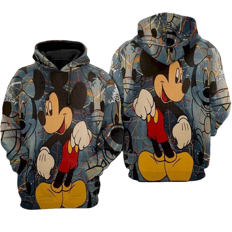 Mickey Mouse Disney, Vintage Mickey Mouse Ver20 Aop Hoodie Moonbestprint