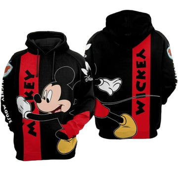 Mickey Mouse Movies Disney 12 Over Print 3d Hoodie Zip Hoodie Moonbestprint