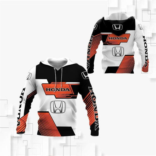 Honda Fan Gift 4, Stylist Unisex Cartoon 3d Hoodie Zip Hoodie Moonbestprint