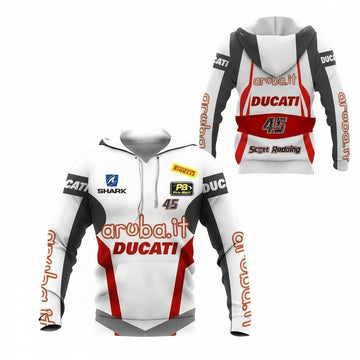 Ducati Shirt Fan Gift 228, Stylist Unisex 3d Hoodie Zip Hoodie Moonbestprint
