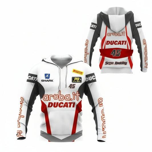 Ducati Shirt Fan Gift 228, Stylist Unisex 3d Hoodie Zip Hoodie Moonbestprint