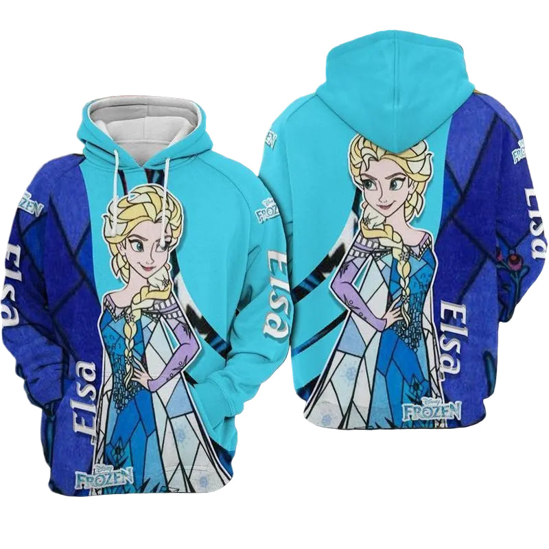 For Elsa Lovers Noble 3d Hoodie Moonbestprint