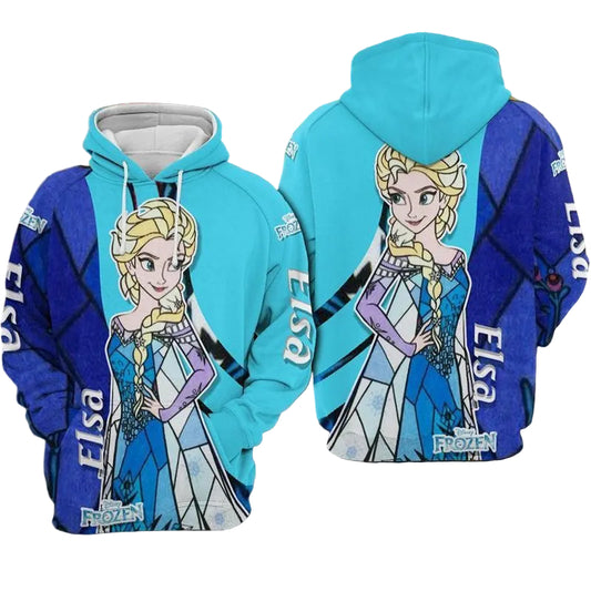 For Elsa Lovers Noble 3d Hoodie Moonbestprint