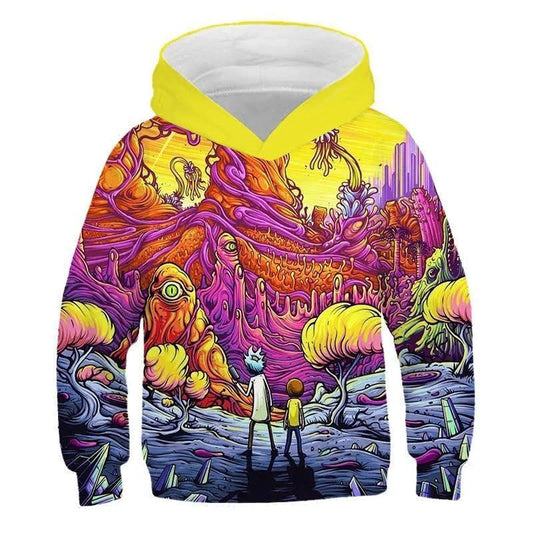Rick And Morty Gift For Men And Women Over Print 3d Hoodie Zip Hoodie 916 Moonbestprint
