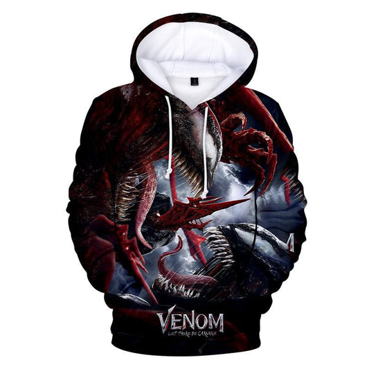 Venom Hoodie Carnage Hoodie Drawstring 04 Moonbestprint