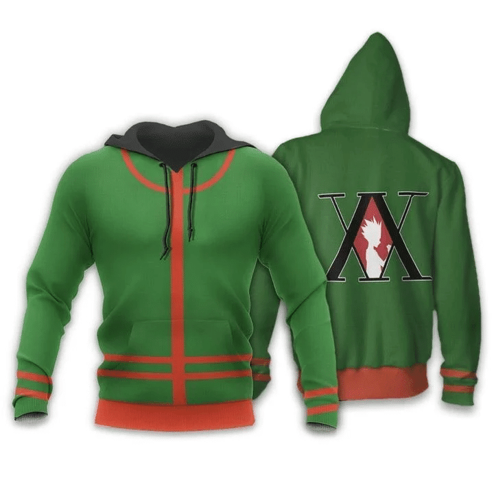 Gon Freecss Hunter X Hunter Anime Manga For Men And Women 3d Hoodie Zip Hoodie Moonbestprint