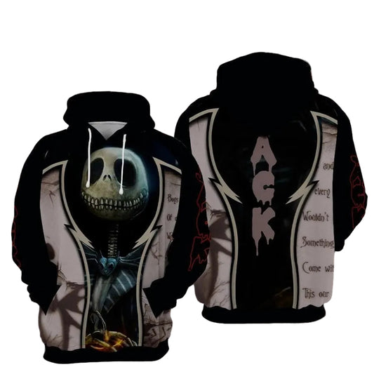 Jack Skellington Over Print 3d Hoodie Zip Hoodie 236 Moonbestprint