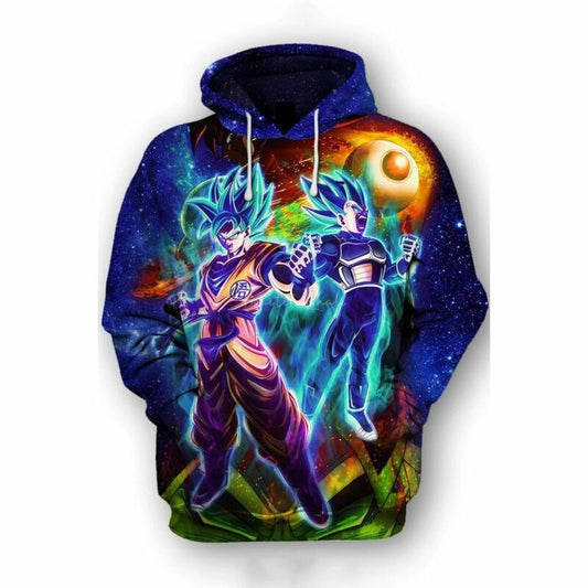 Goku Cartoon Dragon Ball Anime Manga 17 Over Print 3d Hoodie Zip Hoodie Moonbestprint