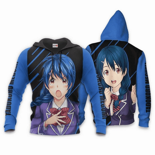 Food Wars Tadokoro Megum Shokugeki No Soma Anime Manga For Men And Women 3d Hoodie Zip Hoodie Moonbestprint