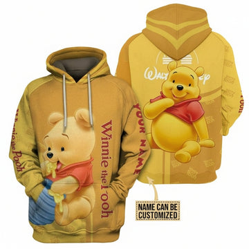 Winnie The Pooh Cartoon 3d Hoodie Moonbestprint