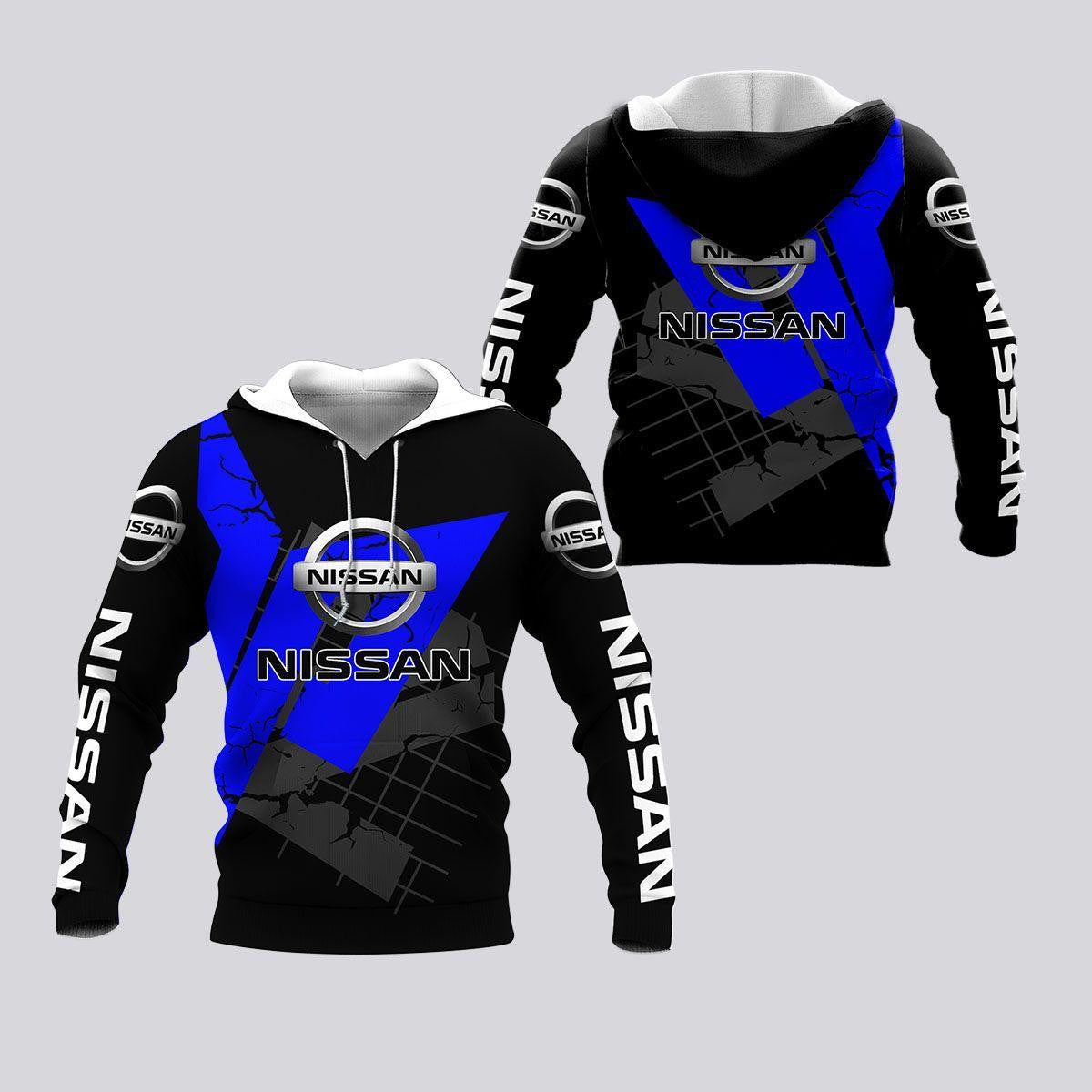 Nissan Lover Gift, Nissan All Over Print Hoodie, Zip Hoodie 176 Moonbestprint
