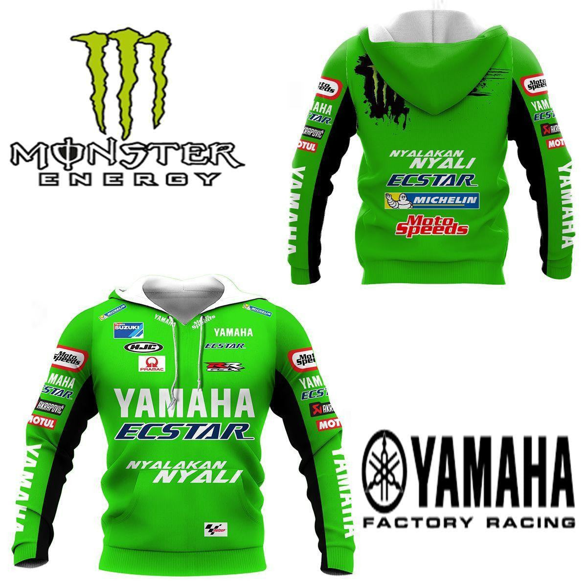 Yamaha Monster Shirt Fan Gift 255, Stylist Unisex 3d Hoodie Zip Hoodie Moonbestprint