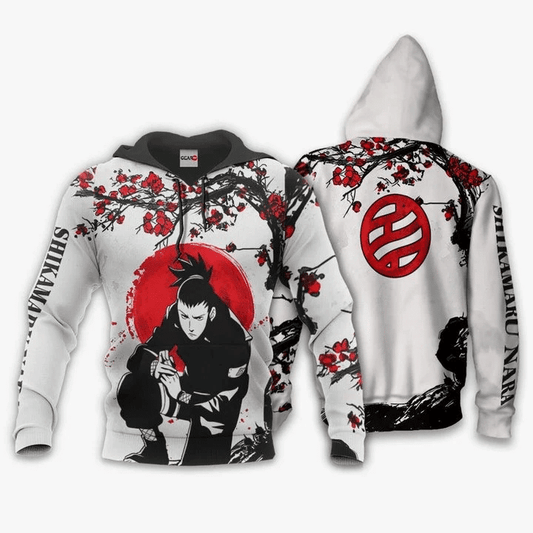 Shikamaru Nara Anime Manga Naruto For Men And Women 3d Hoodie Zip Hoodie Moonbestprint