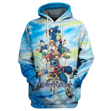 Kingdom Hearts Hoodie New Kingdom Hearts Hoodie Zip Hoodie Moonbestprint