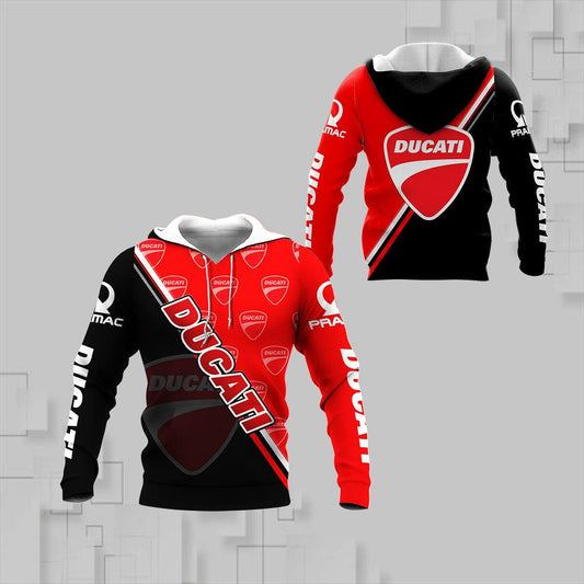 Ducati Pramac Racing All Over Print Hoodie, Zip Hoodie 475 Moonbestprint