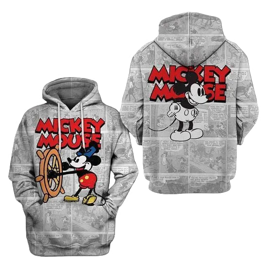 Disney Mickey Mouse Cute Lover 3d Hoodie Zip Hoodie 525 Moonbestprint