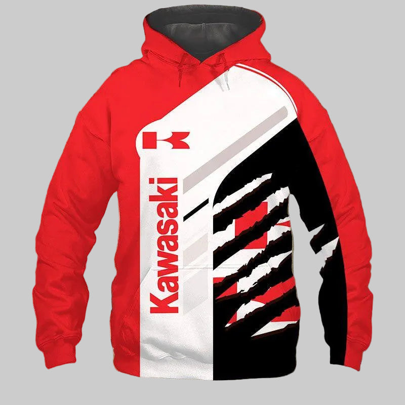 Kawasaki Motorrock 5k489 Fan Gift Stylist Unisex Cartoon 3d Hoodie Zip Hoodie Moonbestprint