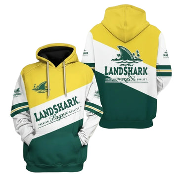 Landshark Lager 3d All Over Print Hoodie 367 Moonbestprint