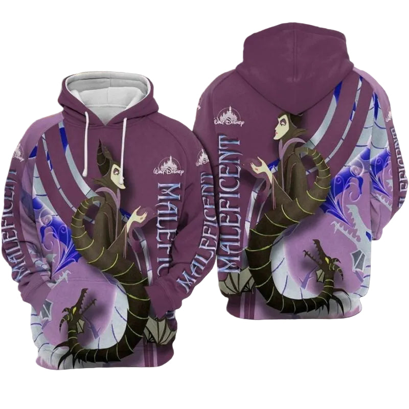 Maleficent Movies Disney Over Print 3d Hoodie Zip Hoodie Moonbestprint