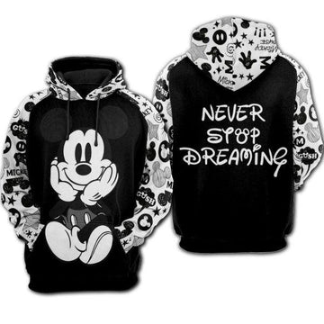 Mickey Mouse Comics Disney Cartoon 2k743 Lover Gift ,mickey Disney All Over Print 3d Hoodie Moonbestprint