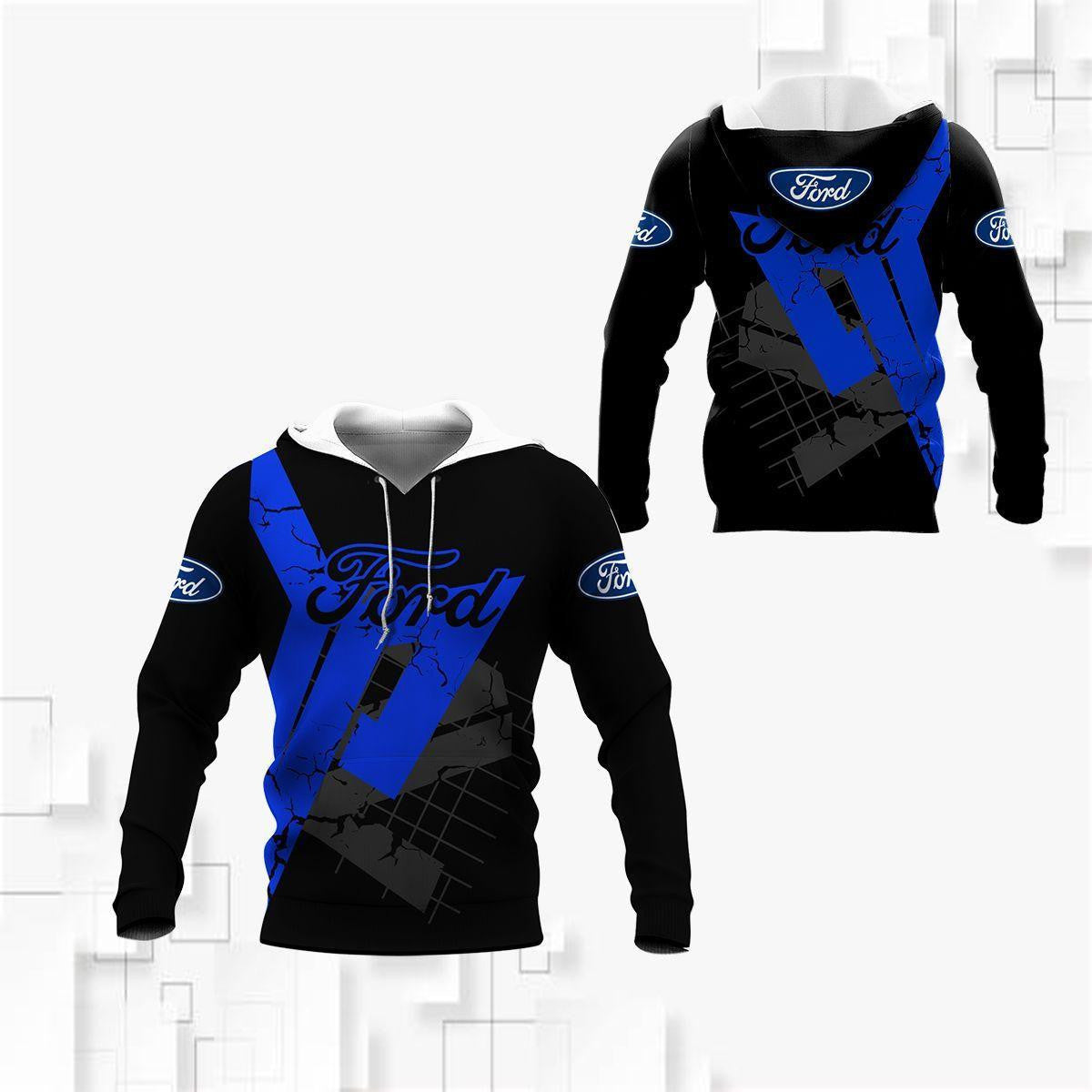 Ford Shirt Fan Gift 494, Stylist Unisex 3d Hoodie Zip Hoodie Moonbestprint