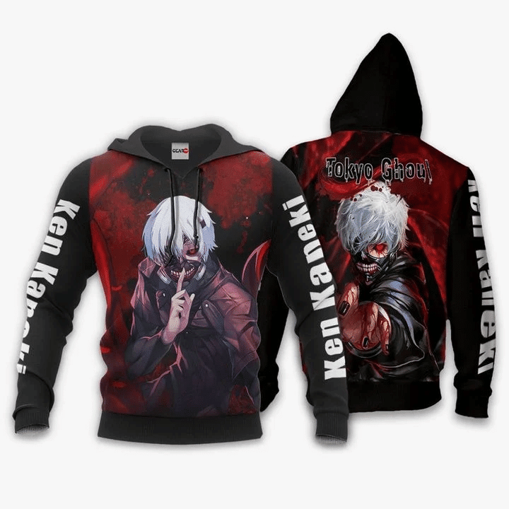 Tokyo Ghoul Ken Kaneki Anime Manga For Men And Women 3d Hoodie Zip Hoodie Moonbestprint
