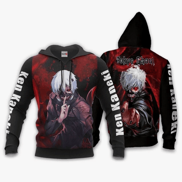 Tokyo Ghoul Ken Kaneki Anime Manga For Men And Women 3d Hoodie Zip Hoodie Moonbestprint