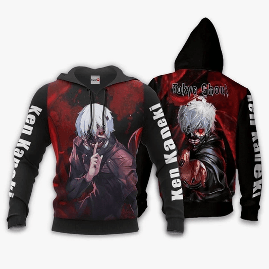 Tokyo Ghoul Ken Kaneki Anime Manga For Men And Women 3d Hoodie Zip Hoodie Moonbestprint
