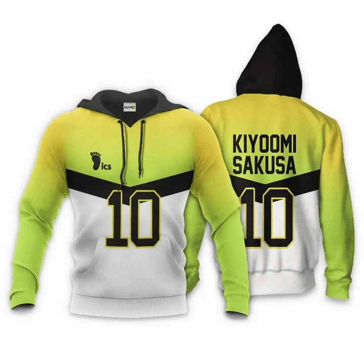 Kiyoomi Sakusa Anime Manga Haikyuu Number 10 For Men And Women 3d Hoodie Zip Hoodie Moonbestprint